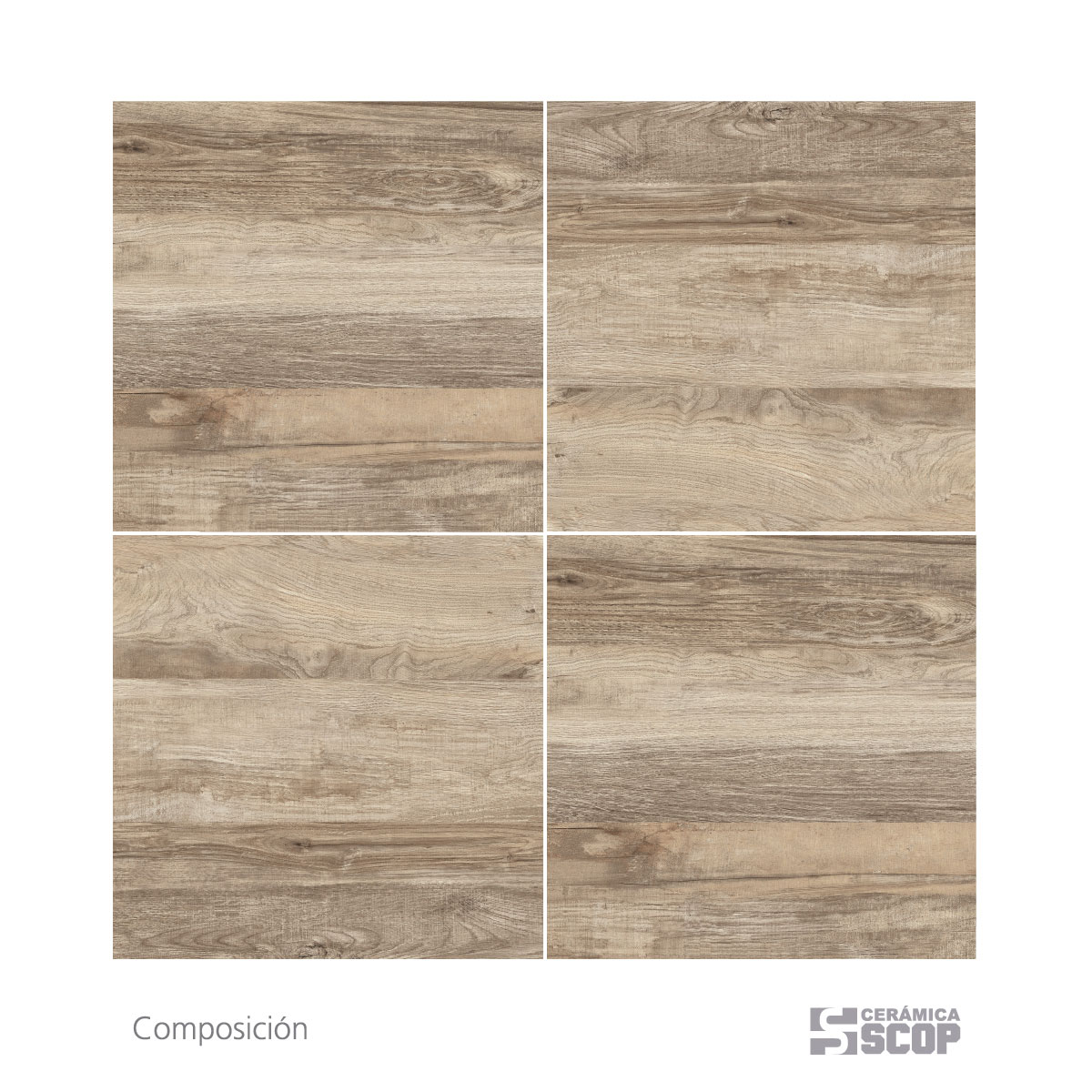 Piso Madera Kari 60x60 Cm3