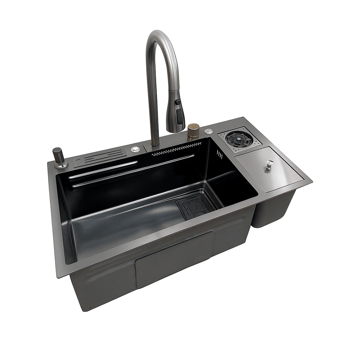 Lavaplatos Acero Inoxidable Negro Ref. 8045