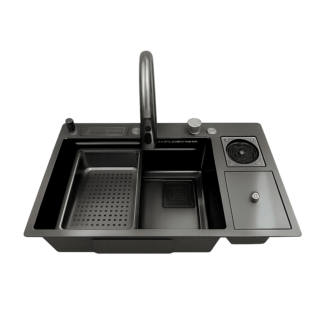 Lavaplatos Acero Inoxidable Negro Ref. 80453