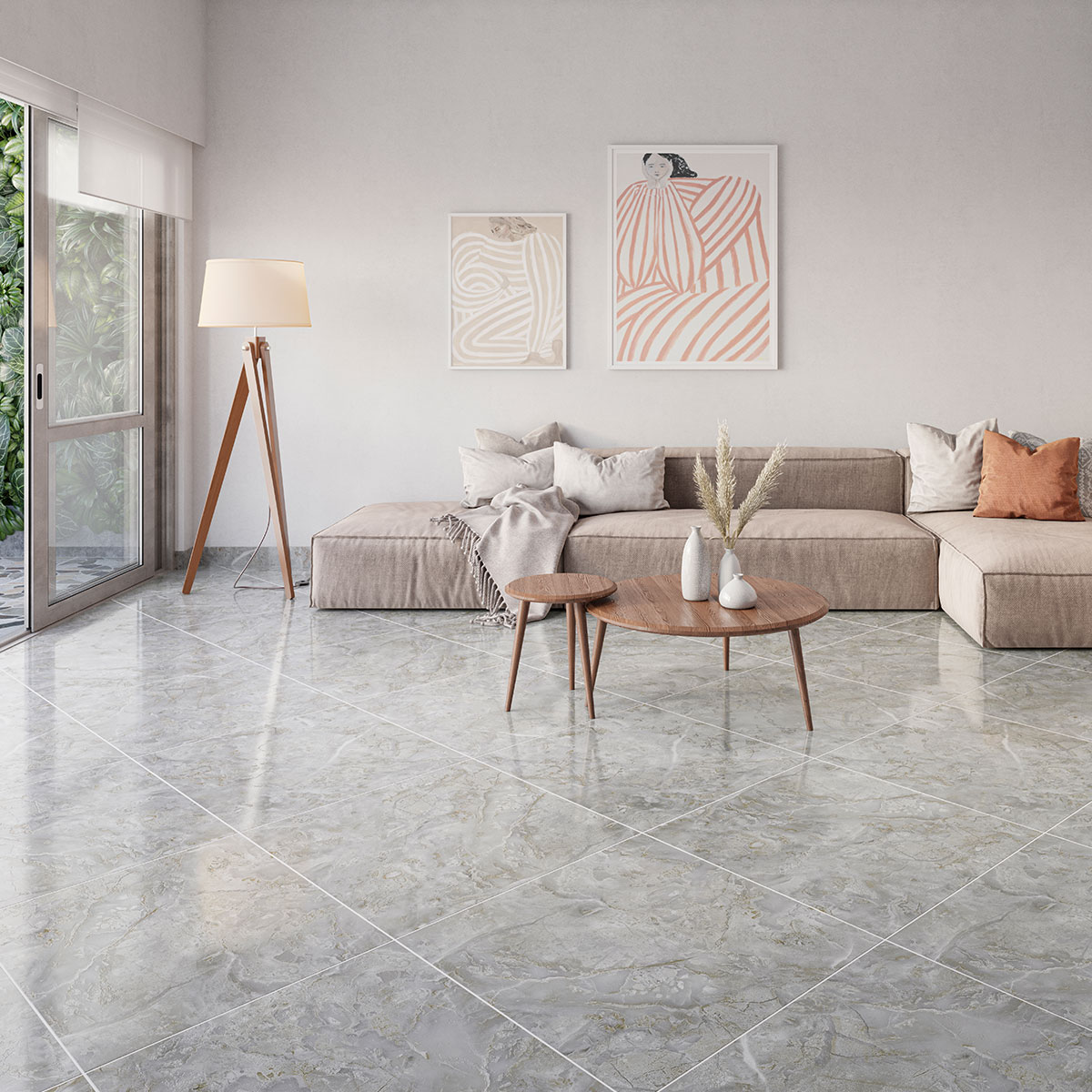 Piso Benares Gris 60x60 Cm