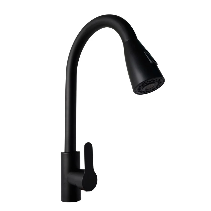 Griferia Lavaplatos Extraible Negro Rf. FT2861B