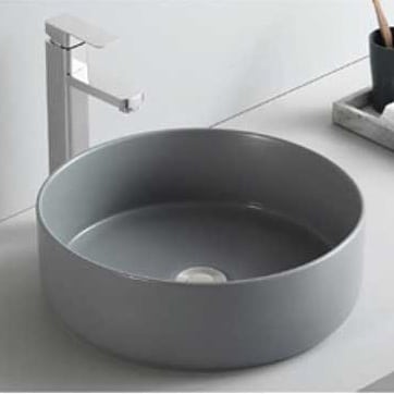 LAVAM VESSEL LUZZANO GRIS MATE