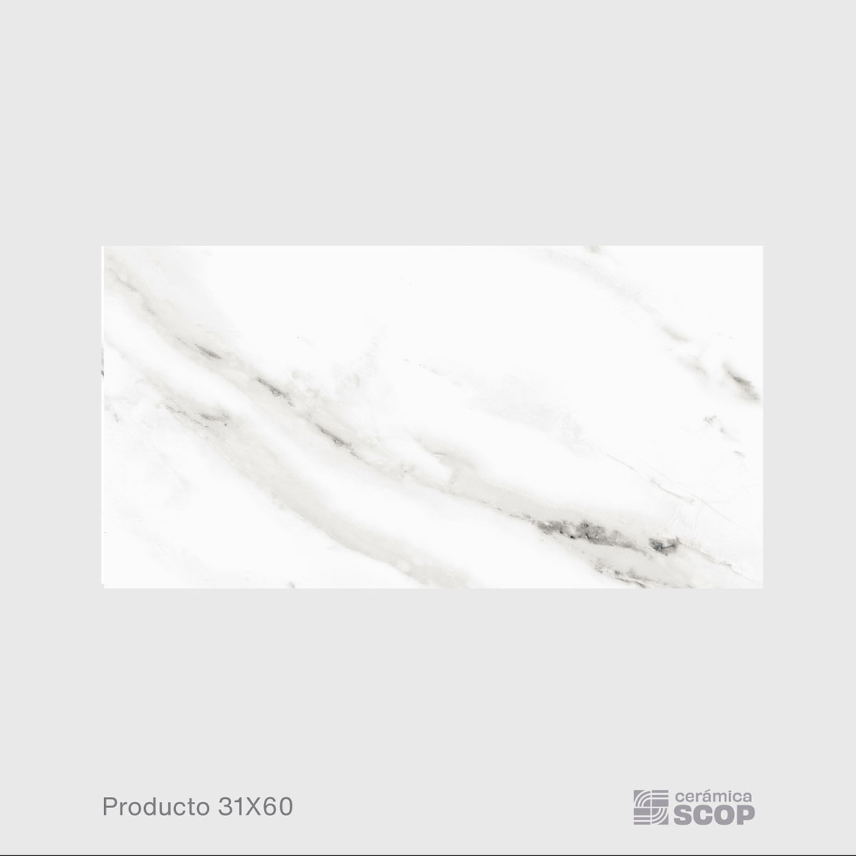 Pared Nazareth Blanco 31x60 Cm