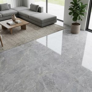 Porcelanato Esmaltado Grava Gris 120x60  Cm
