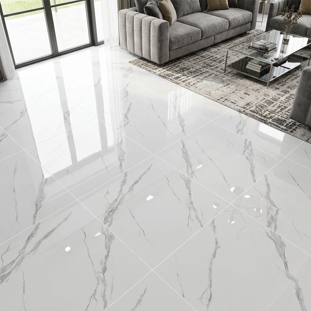 Porcelanato Esmaltado Nevado Blanco 60x60 Cm - Image 2
