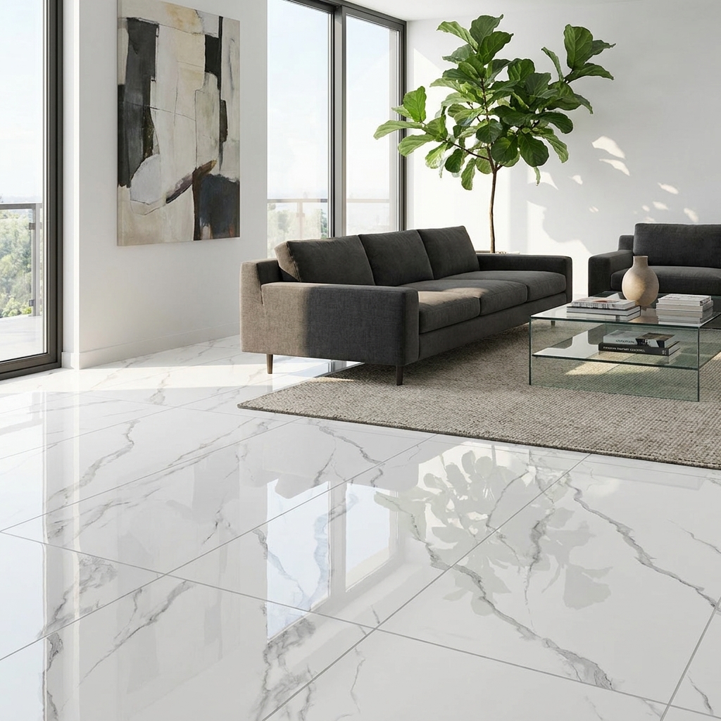 Porcelanato Esmaltado Zenit Blanco 120x60 Cm