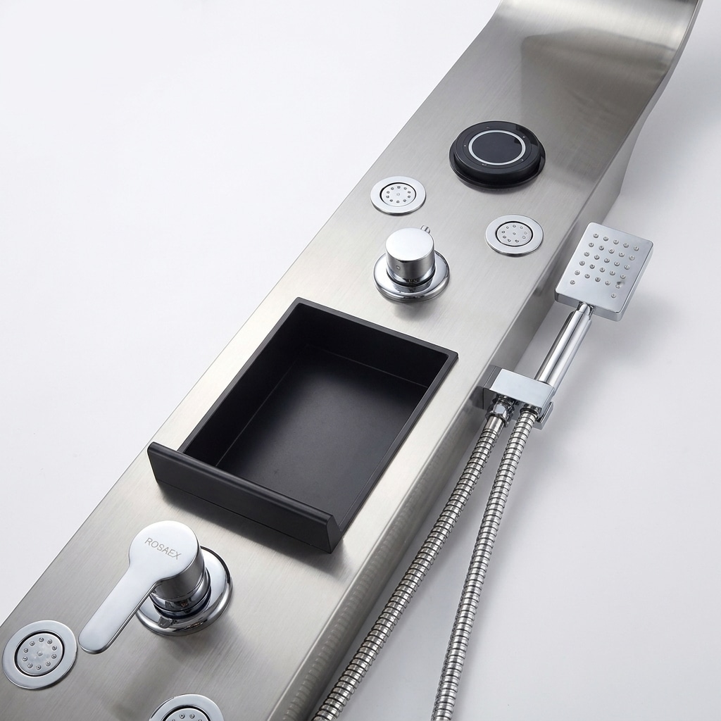 Torreducha Satinada Gris con bluetooth Rf. A813 - Image 2